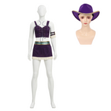 Niko Robin Cosplay Costume Purple Outfit Adult Female Halloween Carnival Costume