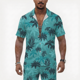 GTA Tommy Green Hawaiian Shirt Adult Male Halloween Carnival Costume