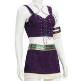 Niko Robin Cosplay Costume Purple Outfit Adult Female Halloween Carnival Costume