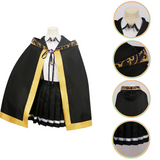 The Magical Journey of the Wand and Sword Colette Loire Black Outfit Adult Female Halloween Carnival Costume