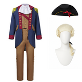 President George Washington Blue Outfit Adult Male Halloween Carnival Costume
