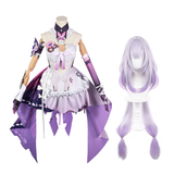 Honkai Star Rail Cosplay Costume Castorice Purple Dress Adult Female Halloween Carnival Costume