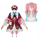 Honkai Star Rail Cosplay Costume Hyacine Red Dress Adult Female Halloween Carnival Costume