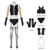 The Rocky Horror Picture Show Cosplay Costume Dr. Frank-N-Furter Black Outfit Adult Male Halloween Carnival Costume