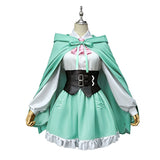 Ram Cosplay Costume Season 4 Green Outfit with Cape Adult Female Halloween Carnival Costume