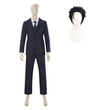 Hiromi Higuruma Cosplay Costume Black Suit Adult Male Halloween Carnival Costume