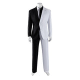 Absolute Two-Face Cosplay Costume Two-Face Black and White Suit Adult Male Halloween Carnival Costume