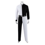 Absolute Two-Face Cosplay Costume Two-Face Black and White Suit Adult Male Halloween Carnival Costume