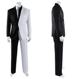 Absolute Two-Face Cosplay Costume Two-Face Black and White Suit Adult Male Halloween Carnival Costume