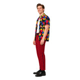 Ace Ventura Jr Pet Detective Cosplay Costume Ace Ventura Printed Shirt Set Adult Male Halloween Carnival Costume