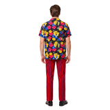 Ace Ventura Jr Pet Detective Cosplay Costume Ace Ventura Printed Shirt Set Adult Male Halloween Carnival Costume