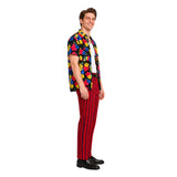 Ace Ventura Jr Pet Detective Cosplay Costume Ace Ventura Printed Shirt Set Adult Male Halloween Carnival Costume