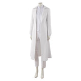 Alien Stage Cosplay Costume Ivan White Trench Coat Set Adult Male Halloween Carnival Costume