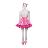 Alien Stage Cosplay Costume MIZi Pink Dress Adult Female Halloween Carnival Costume