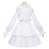 Alien Stage Cosplay Costume Sua Childhood White Dress Adult Female Halloween Carnival Costume