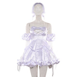 Alien Stage Cosplay Costume Sua White Dress Adult Female Halloween Carnival Costume