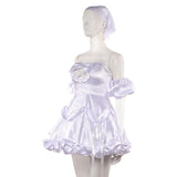 Alien Stage Cosplay Costume Sua White Dress Adult Female Halloween Carnival Costume