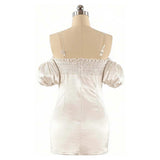 Alien Stage Cosplay Costume Sua White Dress Adult Female Halloween Carnival Costume