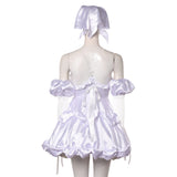 Alien Stage Cosplay Costume Sua White Dress Adult Female Halloween Carnival Costume