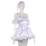 Alien Stage Cosplay Costume Sua White Dress Adult Female Halloween Carnival Costume