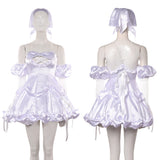 Alien Stage Cosplay Costume Sua White Dress Adult Female Halloween Carnival Costume