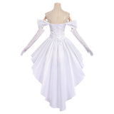 Alien Stage Cosplay Costume Sua White Wedding Dress Adult Female Halloween Carnival Costume