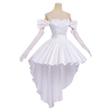 Alien Stage Cosplay Costume Sua White Wedding Dress Adult Female Halloween Carnival Costume