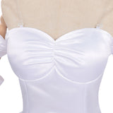 Alien Stage Cosplay Costume Sua White Wedding Dress Adult Female Halloween Carnival Costume