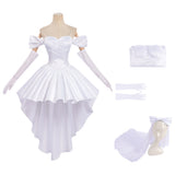 Alien Stage Cosplay Costume Sua White Wedding Dress Adult Female Halloween Carnival Costume