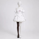 Alien Stage Cosplay Costume Sua Women White Dress Adult Female Halloween Carnival Costume