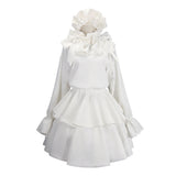 Alien Stage Cosplay Costume Sua Young Vers White Dress Adult Female Halloween Carnival Costume