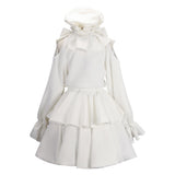Alien Stage Cosplay Costume Sua Young Vers White Dress Adult Female Halloween Carnival Costume