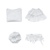 Alien Stage Cosplay Costume Sua Young Vers White Dress Adult Female Halloween Carnival Costume