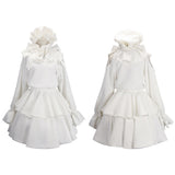 Alien Stage Cosplay Costume Sua Young Vers White Dress Adult Female Halloween Carnival Costume