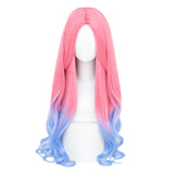 Alien Stage MIZi Pink and Blue Cosplay Wig Heat Resistant Synthetic Hair Carnival Halloween Party Props