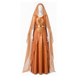 Andor Cosplay Costume Women Orange Dress Adult Female Halloween Carnival Costume