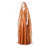 Andor Cosplay Costume Women Orange Dress Adult Female Halloween Carnival Costume