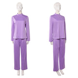 Ann Droid Cosplay Costume Linda Purple Nurse Uniform Adult Female Halloween Carnival Costume