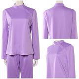 Ann Droid Cosplay Costume Linda Purple Nurse Uniform Adult Female Halloween Carnival Costume