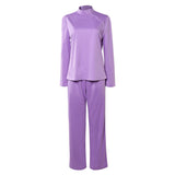 Ann Droid Cosplay Costume Linda Purple Nurse Uniform Adult Female Halloween Carnival Costume