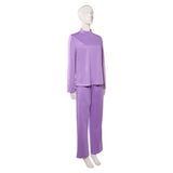 Ann Droid Cosplay Costume Linda Purple Nurse Uniform Adult Female Halloween Carnival Costume