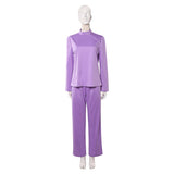 Ann Droid Cosplay Costume Linda Purple Nurse Uniform Adult Female Halloween Carnival Costume