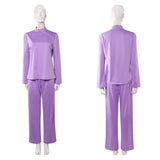 Ann Droid Cosplay Costume Linda Purple Nurse Uniform Adult Female Halloween Carnival Costume