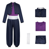 Aoi Todo Cosplay Costume Blue Outfit Adult Male Halloween Carnival Costume