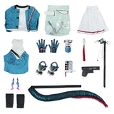 Arknights Cosplay Costume Chen Qianyu Adult Female Halloween Carnival Costume