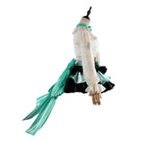 Arknights Cosplay Costume Haruka Green Dress Adult Female Halloween Carnival Costume