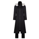 Atsushi Nakajima Cosplay Costume Black Overcoat Adult Male Halloween Carnival Costume