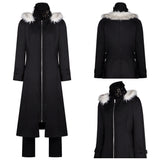Atsushi Nakajima Cosplay Costume Black Overcoat Adult Male Halloween Carnival Costume