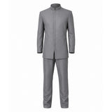 Austin Powers Cosplay Costume Dr. Evil Gray Outfit Adult Male Halloween Carnival Costume
