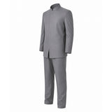 Austin Powers Cosplay Costume Dr. Evil Gray Outfit Adult Male Halloween Carnival Costume